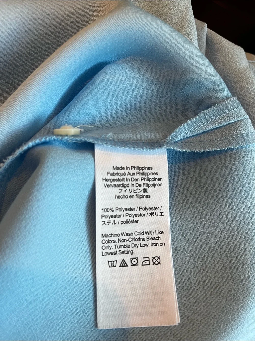 J. Crew Dress Light Blue Button-Front Shirt Dress; Size 6P